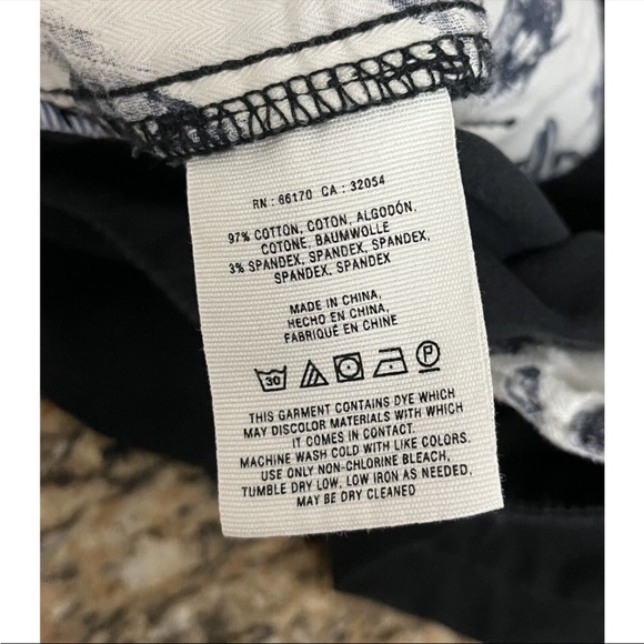 Anthropologie Pilcro black Skinny Leg moto pant Size 6 Ankle Zippers Mid Rise - Picture 4 of 8